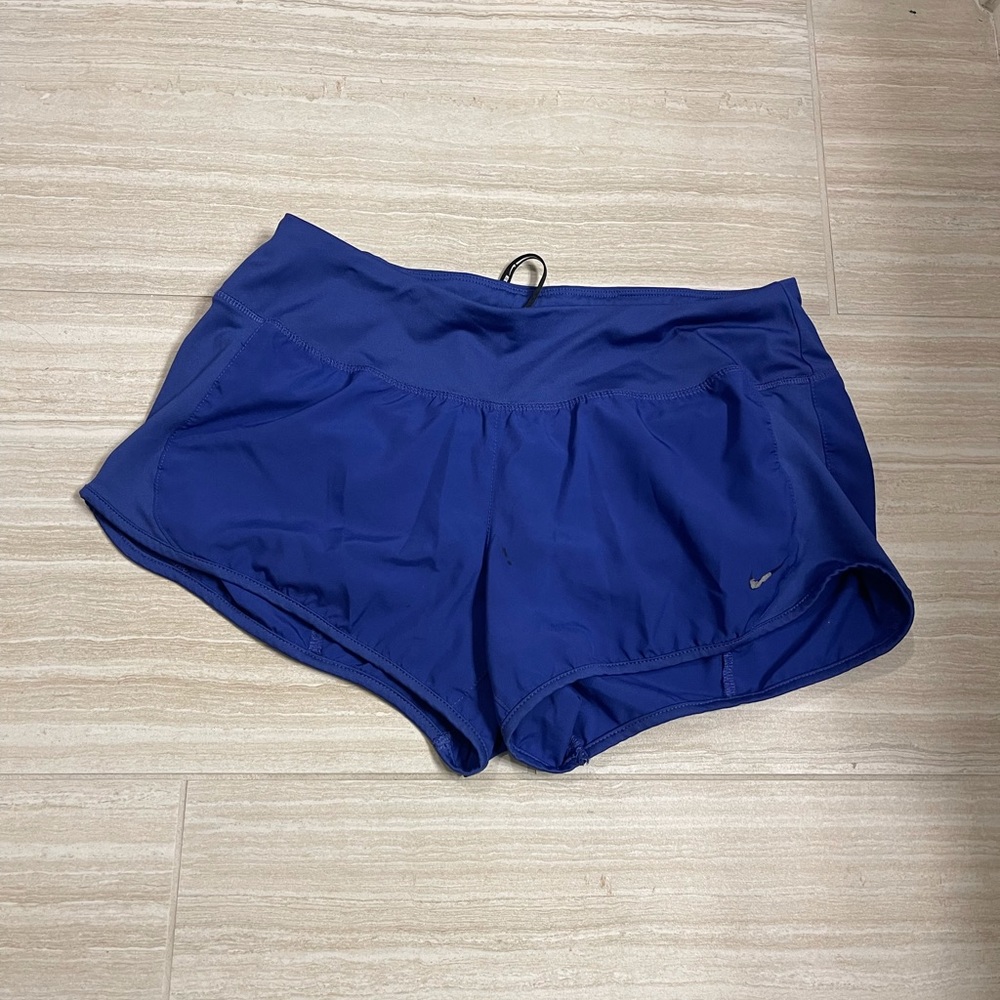 blue workout shorts nike